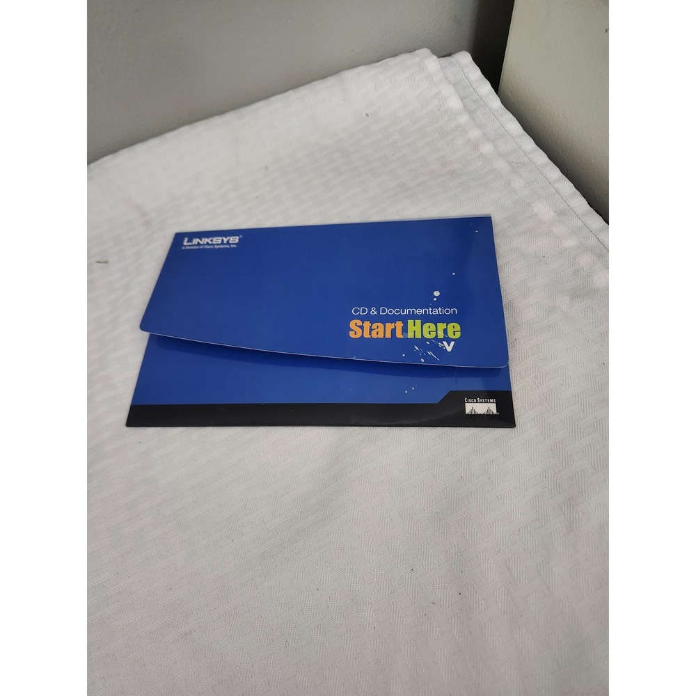 Linksys WUSB54GC Compact Wireless-G USB Adapter Setup Wizard CD & Documentation